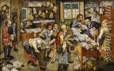 Brueghel Pieter der Jüngere - Die Zehntabgabe (auch: Der Bauernadvokat)