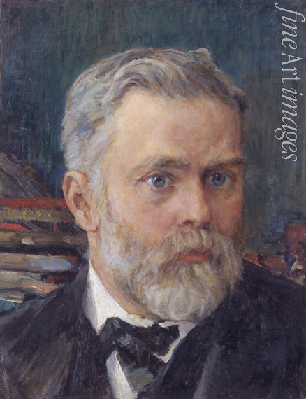 Serow Valentin Alexandrowitsch - Porträt von Emanuel Nobel (1859-1932)