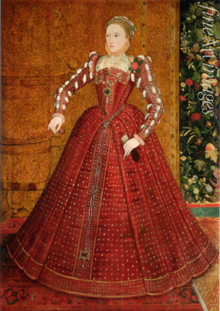Meulen Steven van der - Porträt von Königin Elisabeth I. von England (Das Hampden-Porträt)