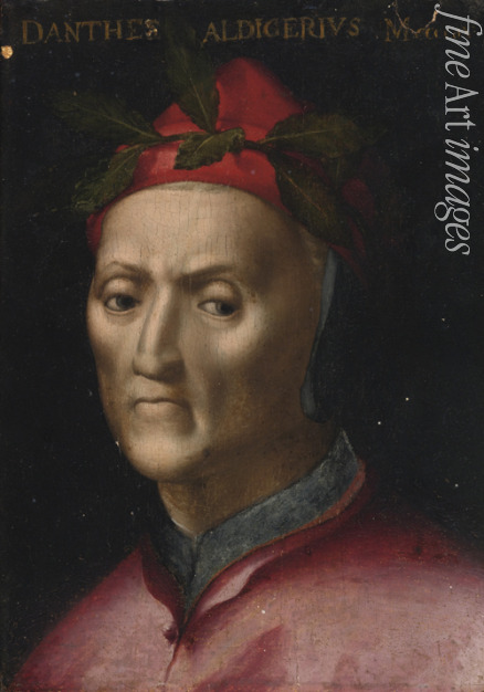 Italian second half 16th cen. - Portrait of Dante Alighieri (1265-1321)
