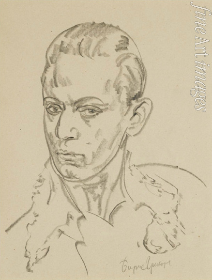 Grigoriev Boris Dmitryevich - Portrait of the ballet dancer and choreographer Sergey Lifar (1905-1986)