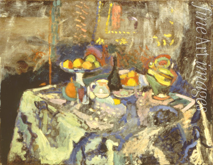 Matisse Henri - Vase, Bottle and Fruit