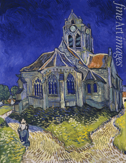 Gogh Vincent van - Kirche von Auvers-sur-Oise, Chor