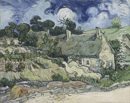 Gogh Vincent van - Strohgedeckte Hütten in Cordeville, Auvers-sur-Oise