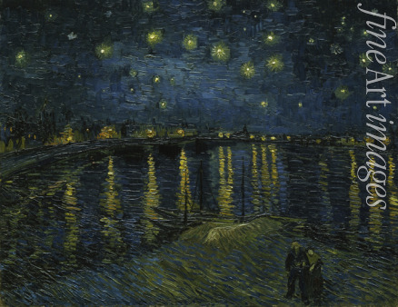 Gogh Vincent van - Sternennacht über der Rhône