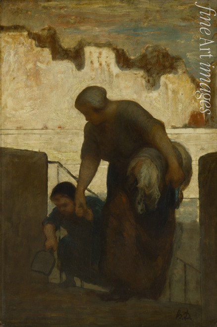 Daumier Honoré - The Laundress