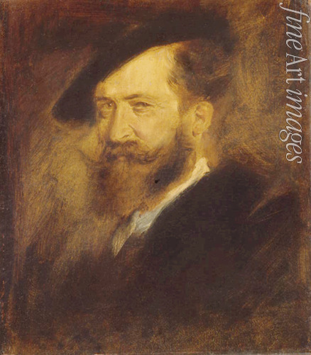Lenbach Franz von - Porträt des Malers Wilhelm Busch (1832-1908)