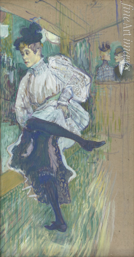 Toulouse-Lautrec Henri de - Die tanzende Jane Avril