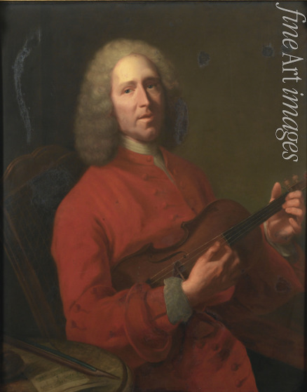 Aved Jacques-Andrè Joseph - Porträt von Komponist Jean-Philippe Rameau (1683-1764)