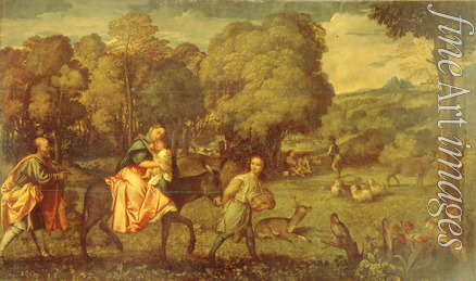 Titian - The Flight into Egypt