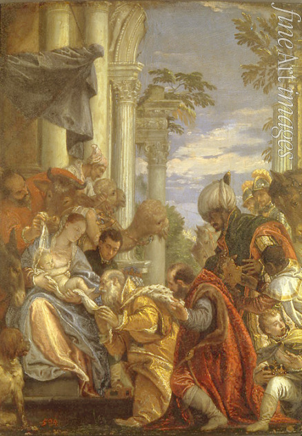 Veronese Paolo - Die Anbetung der Könige