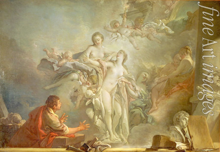 Boucher François - Pygmalion and Galatea