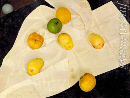 Tschupjatow Leonid Terentjewitsch - Stilleben mit Äpfel und Zitronen