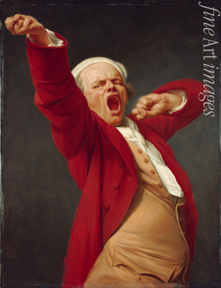 Ducreux Joseph - Self-Portrait, Yawning