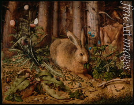 Hoffmann Hans - A Hare in the Forest