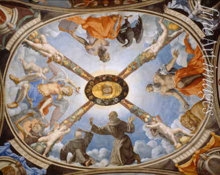 Bronzino Agnolo - Decken-Fresko der Kapelle der Eleonora da Toledo im Palazzo Vecchio