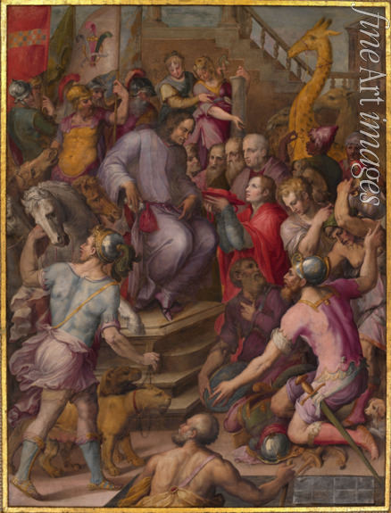 Vasari Giorgio - Die Huldigung an Lorenzo den Prächtigen