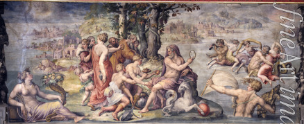 Vasari Giorgio - The first fruits from earth offered to Saturn