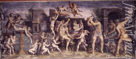 Vasari Giorgio - Die Schmiede des Vulcanus