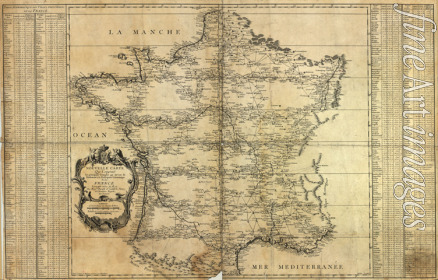 Cassini de Thury César François - Nouvelle carte de la France