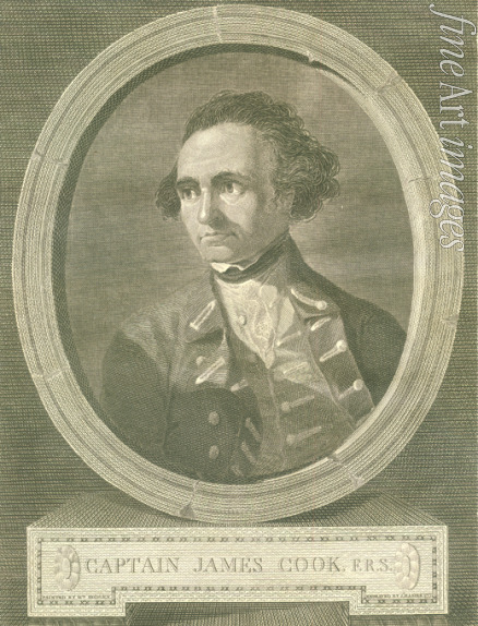 Basire James - Portrait of Captain James Cook