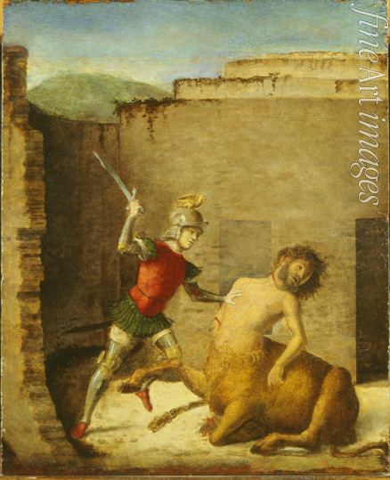 Cima da Conegliano Giovanni Battista - Theseus Slaying Minotaur