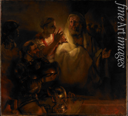 Rembrandt van Rhijn - Die Verleumdung Petri