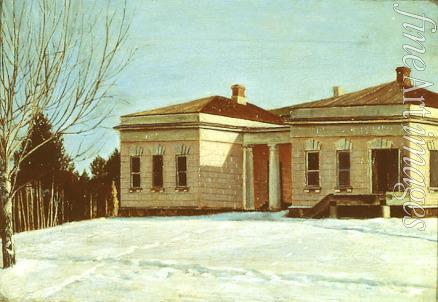 Soroka Grigori Vasilyevich - View of the Milyukov's manor-house in Ostrovki