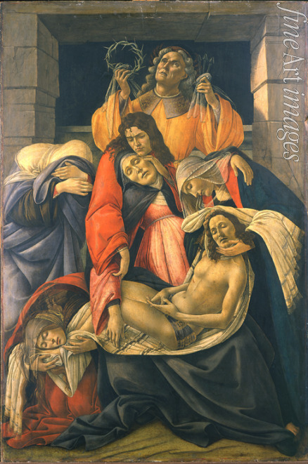 Botticelli Sandro - Die Beweinung Christi