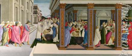 Botticelli Sandro - Die drei Wunder des Heiligen Zenobius