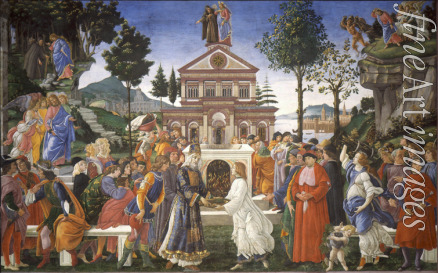 Botticelli Sandro - The Temptation of Christ