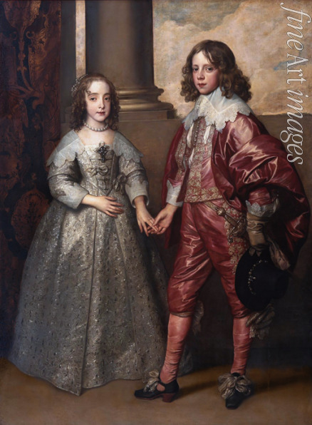 Dyck Sir Anthonis van - Prinz Wilhelm II. von Oranien und Prinzessin Maria Henrietta Stuart