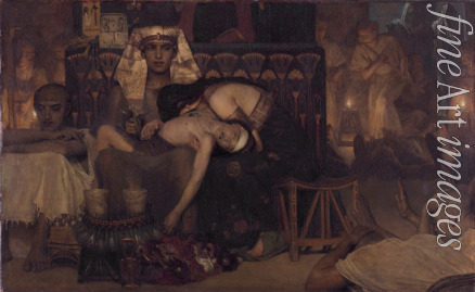 Alma-Tadema Sir Lawrence - Der Tod des erstgeborenen Sohnes des Pharao