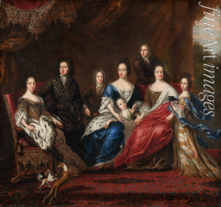 Ehrenstrahl David Klöcker - The Family of Charles XI of Sweden with relatives from the Duchy of Holstein-Gottorp
