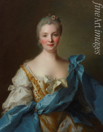 Nattier Jean-Marc - Porträt von Madame de La Porte