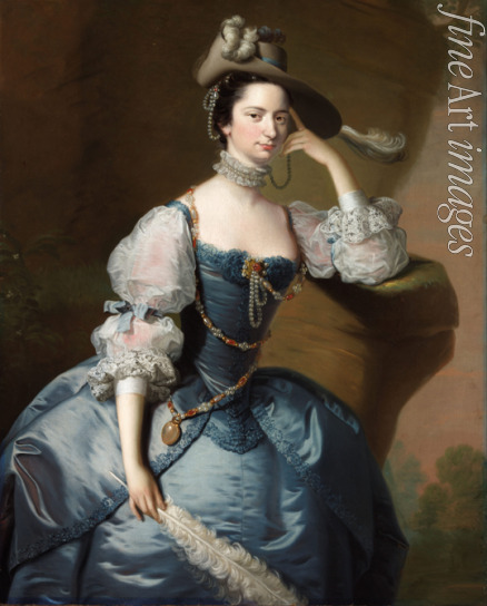 Hudson Thomas - Portrait of Margaret, Lady Oxenden