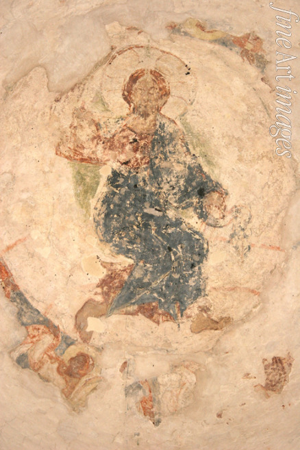Altrussische Fresken - Die Himmelfahrt Christi