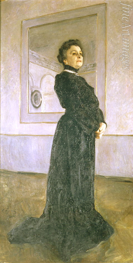 Serow Valentin Alexandrowitsch - Porträt der Schauspielerin Maria Jermolowa (1853-1928)
