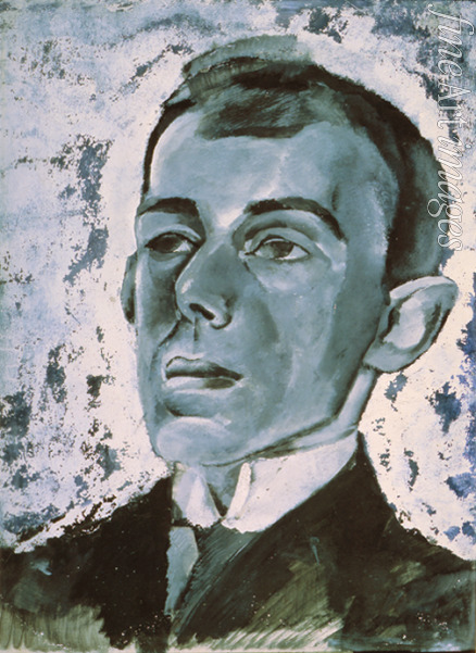 Bruni Lev Alexandrovich - Portrait of the poet Osip Mandelstam (1891-1938)