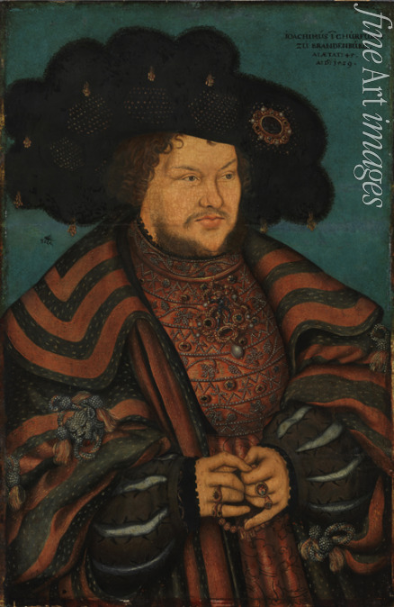 Cranach Lucas the Elder - Portrait of Joachim I Nestor (1484-1535), Elector of Brandenburg