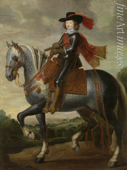 Crayer Caspar de - Porträt von Kardinalinfant Ferdinand von Spanien zu Pferde