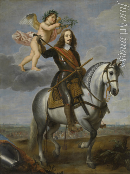 Hoecke Jan van den - Equestrian portrait of Archduke Leopold Wilhelm of Austria (1614-1662)