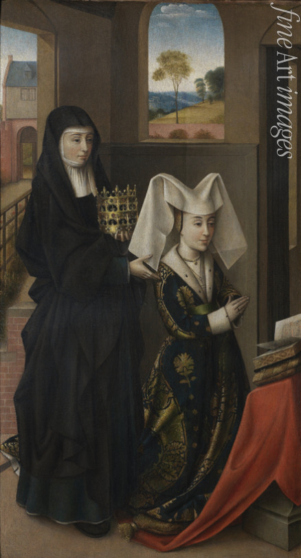 Christus Petrus - Isabel von Portugal mit der Heiligen Elisabeth