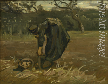 Gogh Vincent van - Bäuerin bei Kartoffelernte