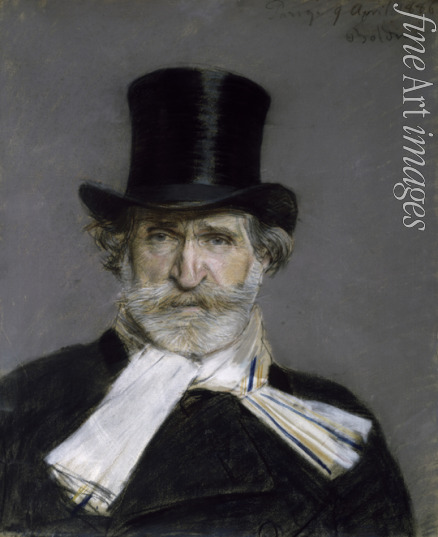 Boldini Giovanni - Porträt von Komponist Giuseppe Verdi (1813-1901)