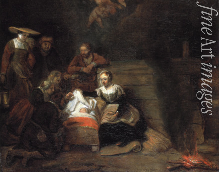 Hoogstraten Samuel Dirksz van - Die Anbetung des Christuskindes