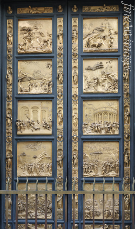 Ghiberti Lorenzo - The Gates of Paradise in the Florence Baptistery (Copy)