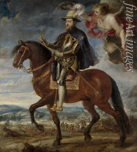 Rubens Pieter Paul - Portrait of Philip II (1527-1598) on Horseback