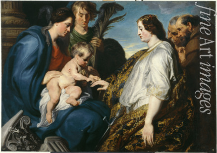 Dyck Sir Anthonis van - Die mystische Vermählung der heiligen Katharina