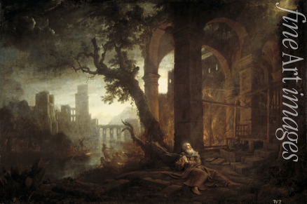 Lorrain Claude - Landscape with the Temptation of Saint Anthony